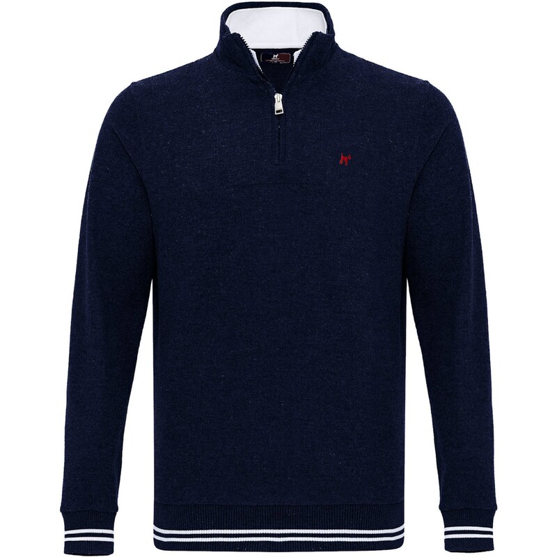 Williot Sveter námornícka modrá / biela 61945136