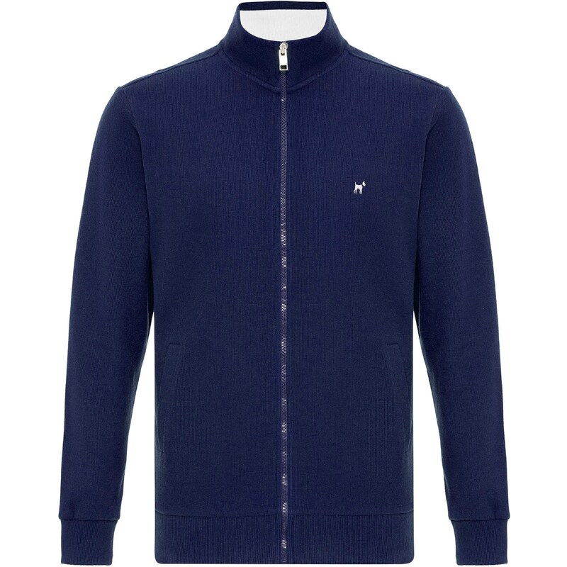 Williot Tepláková bunda námornícka modrá 61625488