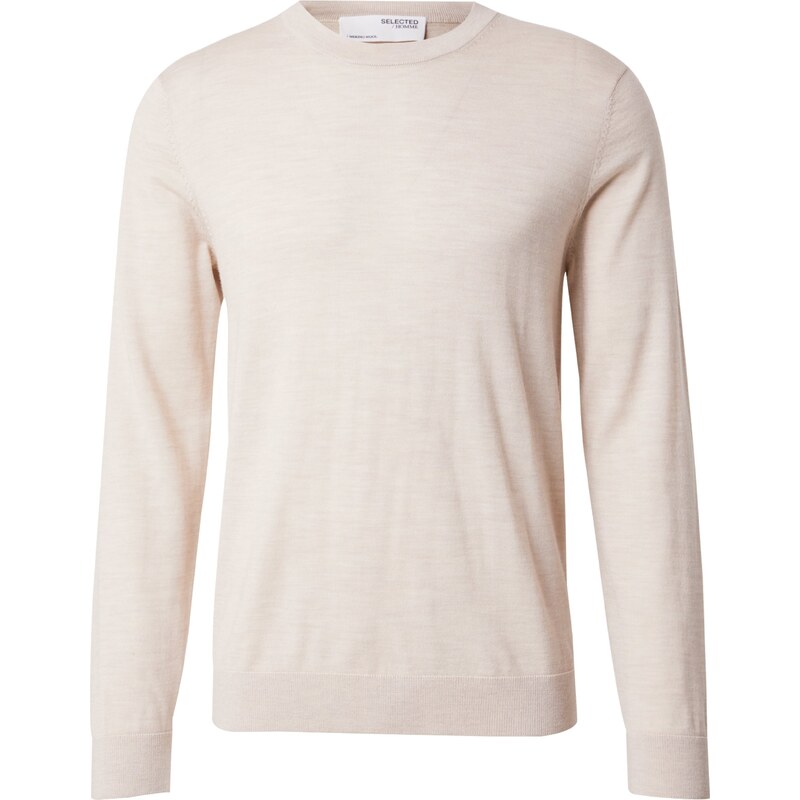SELECTED Sveter béžová 60917885