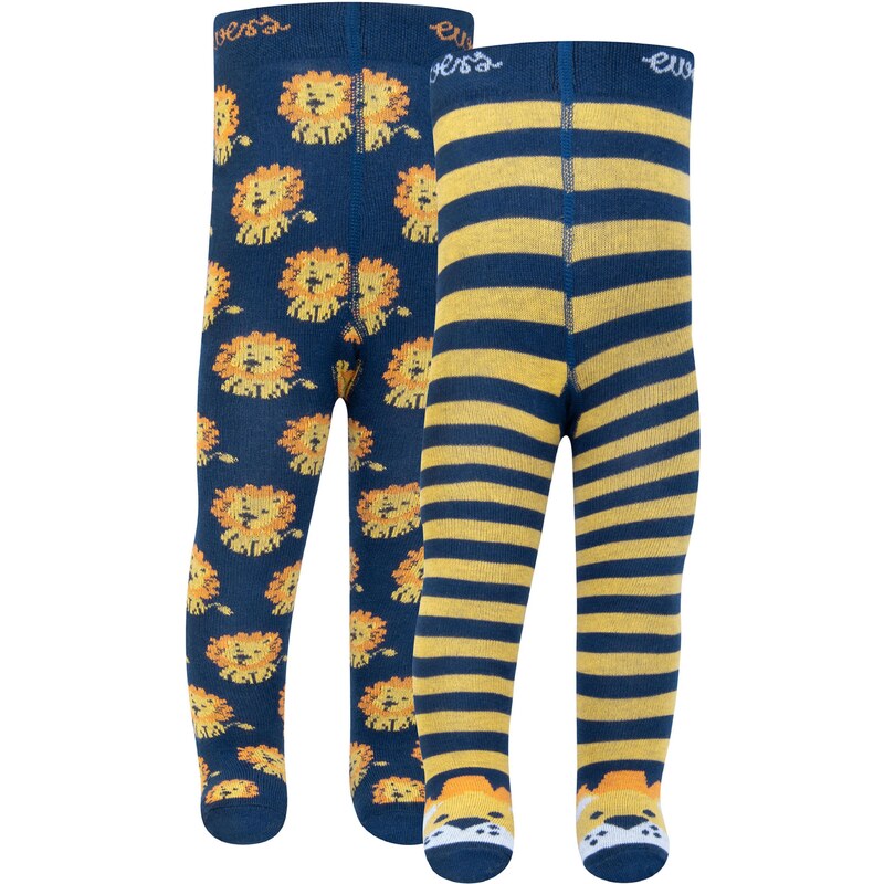 EWERS Pančuchy Löwe námornícka modrá / enciánová / svetlomodrá / karí 60918342