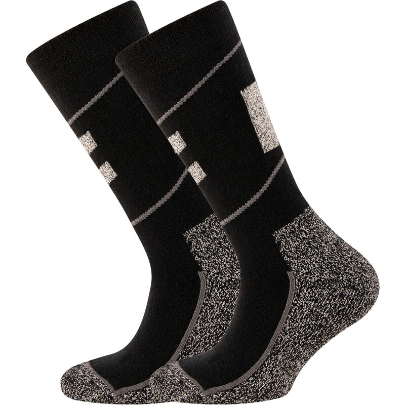 EWERS Ponožky sivá melírovaná / čierna 60918344