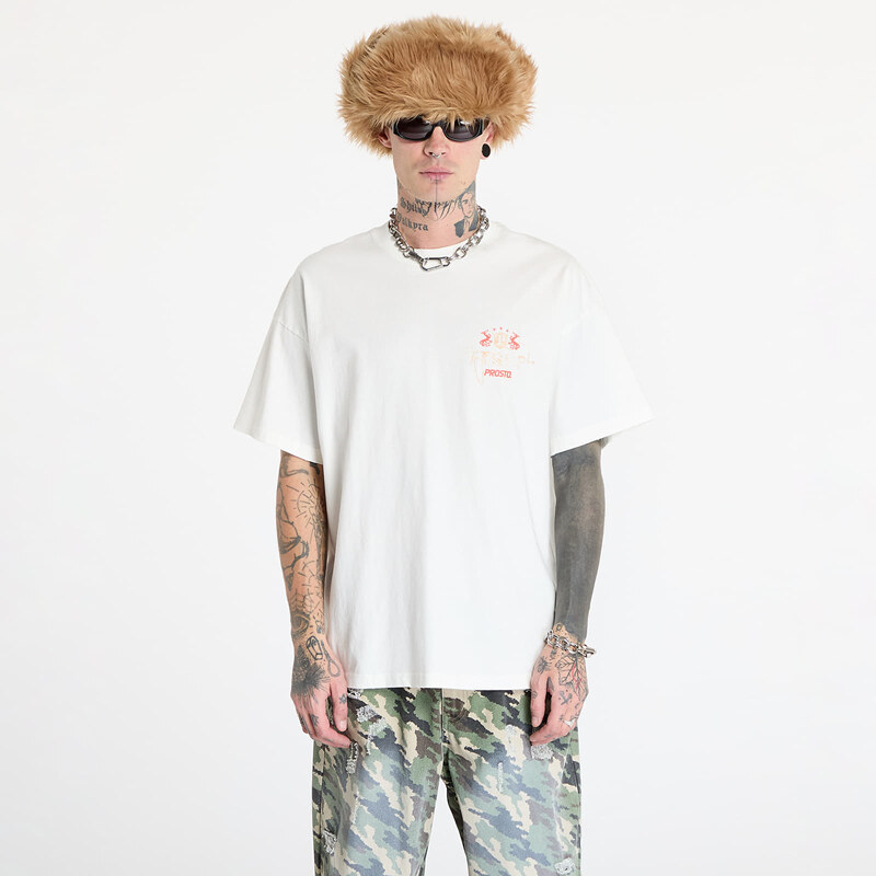 Tričko FTSHP x PROSTO T-Shirt UNISEX Off - White Crest M 60766375
