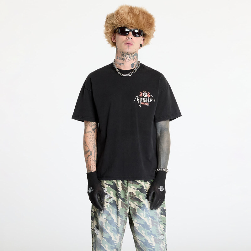 Tričko FTSHP x PROSTO T-Shirt UNISEX Black Crest L 60766374