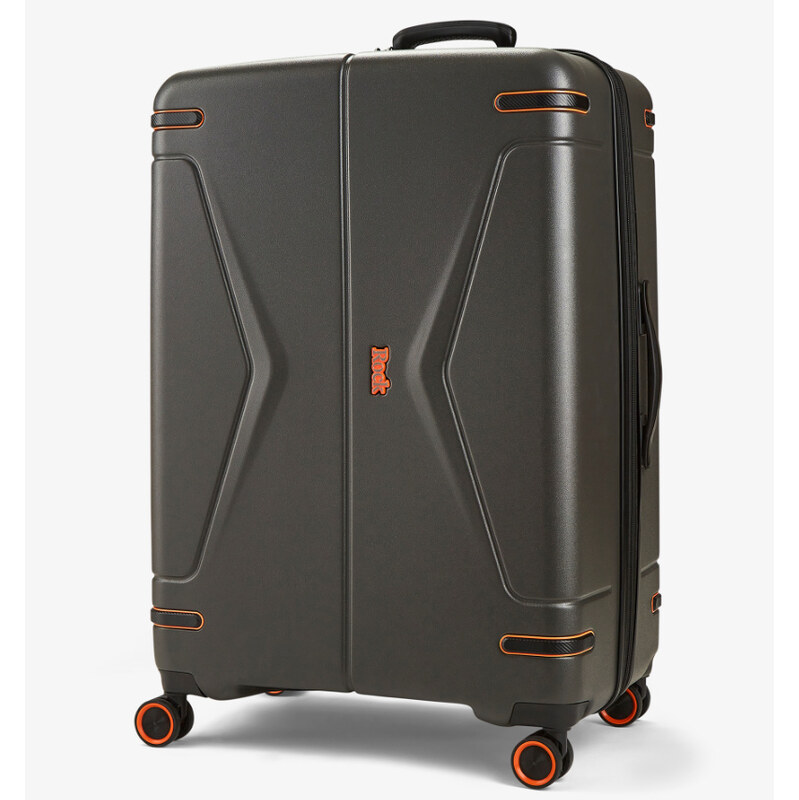 Cestovní kufr ROCK TR-0251/3-L ABS - charcoal 107 l + 20% expander 62193732