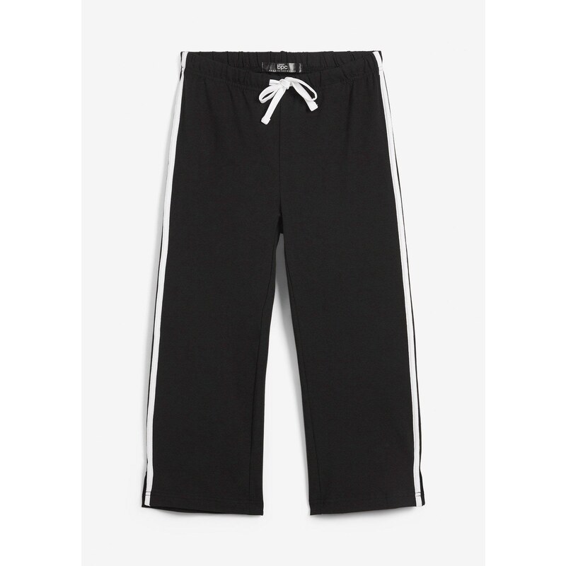 bonprix Športové nohavice, 3/4, farba čierna 44789510