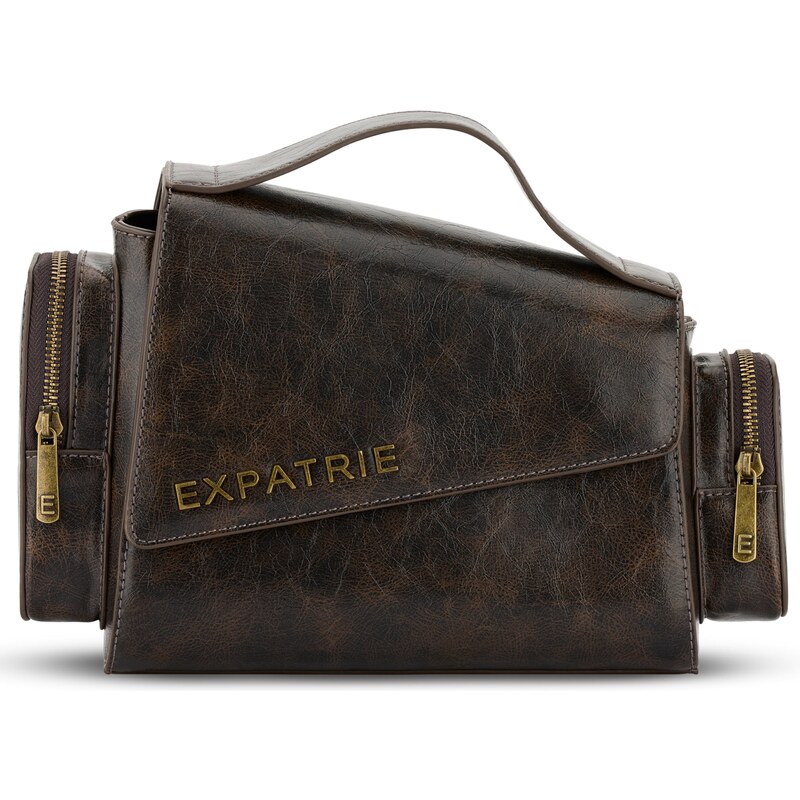 Expatrié Kabelka na rameno Hunter hnedá 62250150