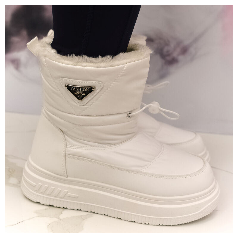 MADISSON Dámske biele snehule WINTER Comfort 60776174