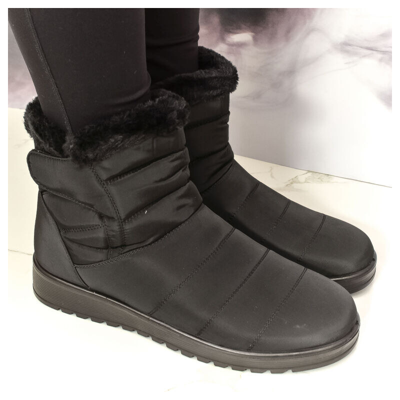 JOHN-C Dámske čierne snehule LORENZ 60776187