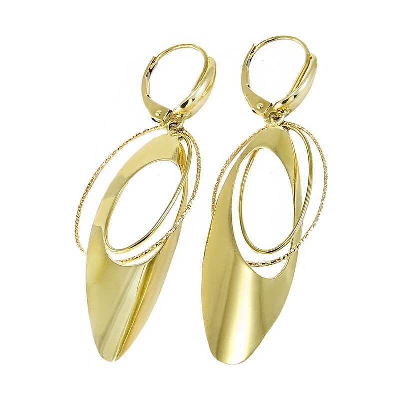 Zlaté náušnice Glare 237 60776314