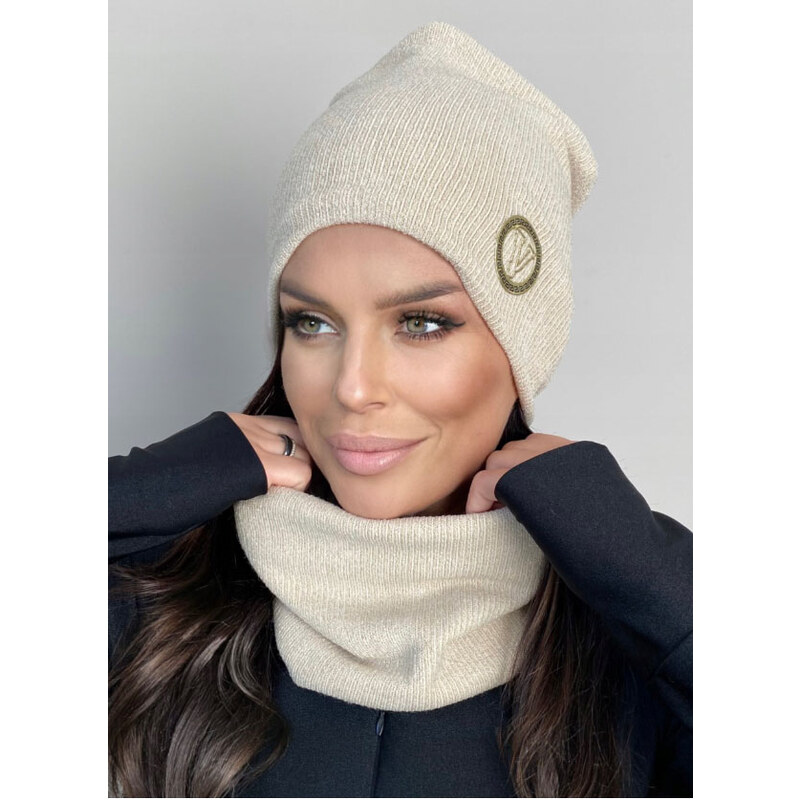 Fashionweek Dámsky set dámska čiapka a šál S2837 60780423