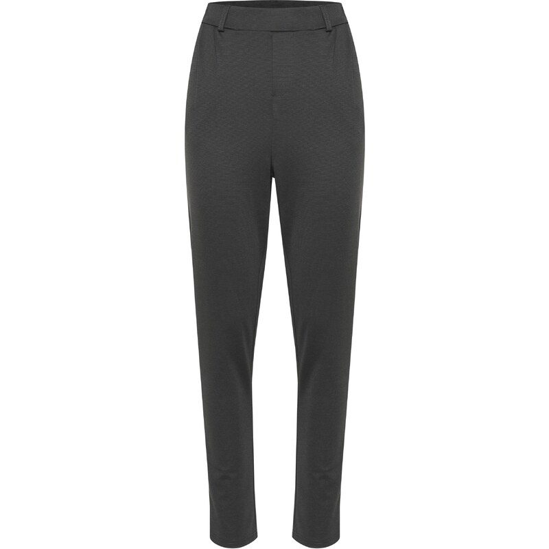 Kaffe Plisované nohavice KA Jenny tmavosivá 65979142