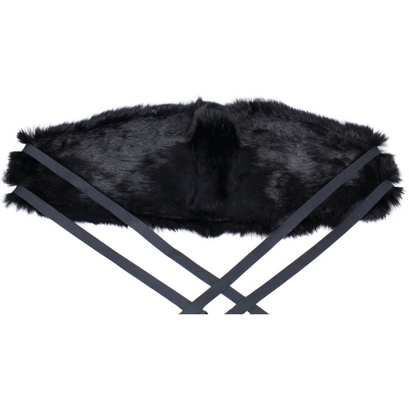 Sikora Ľadvinový pás (bedrový pás) K 03 čierny - dlhý vlas 60781232