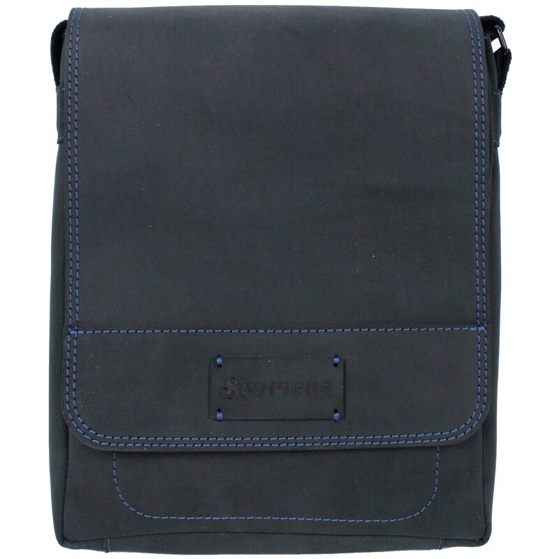 Scorteus Pánska kožená taška cez rameno Scorteus na iPad SM 1137 60781235