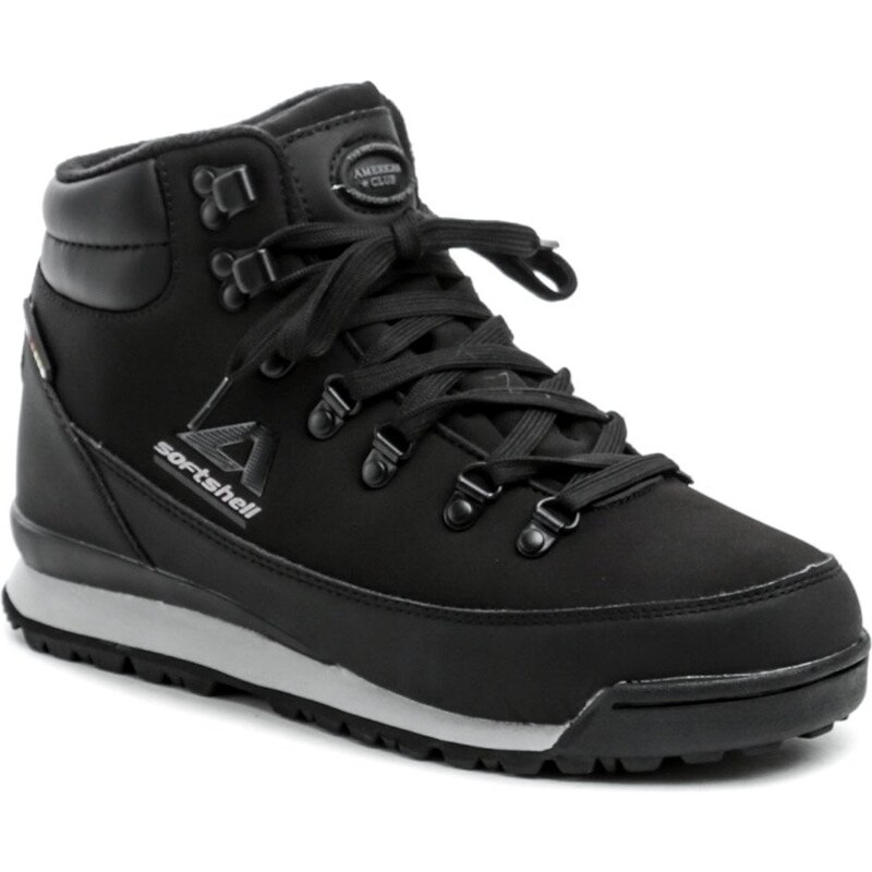 American Club WT61-23 čierne zimné softshell topánky 60784357