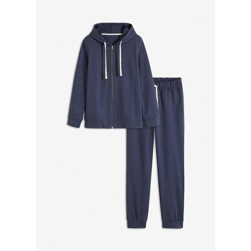 bonprix Domáce mikinové oblečenie, farba modrá 60785116