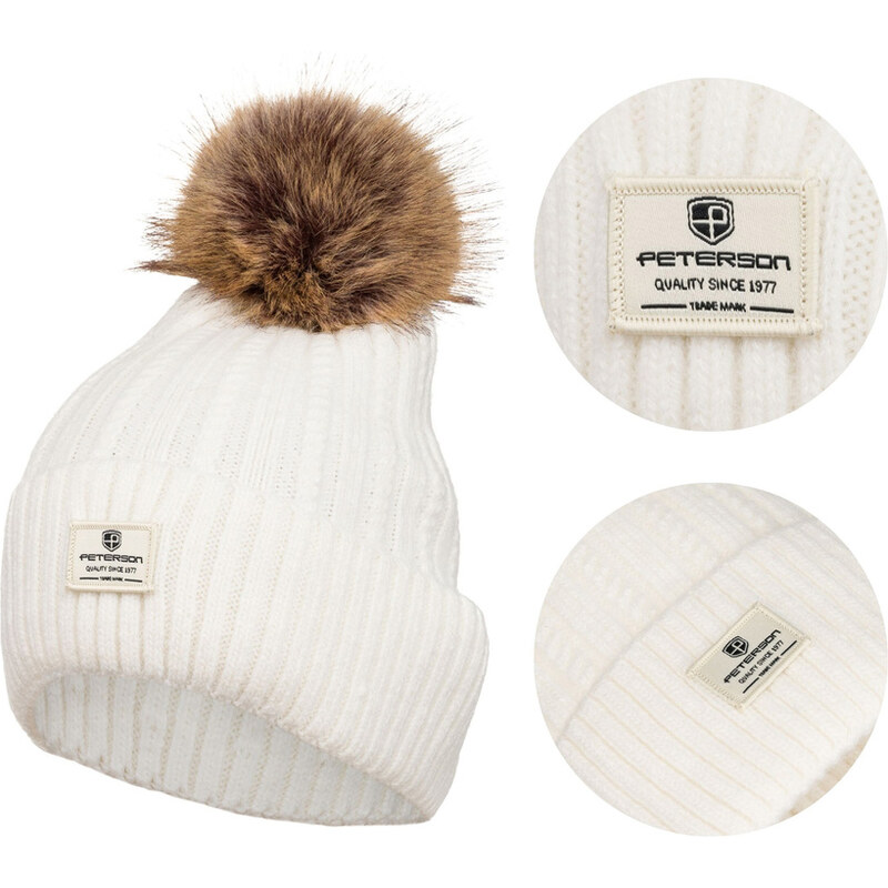Dámska čiapka s brmbolcom na zimu – Peterson 60788566