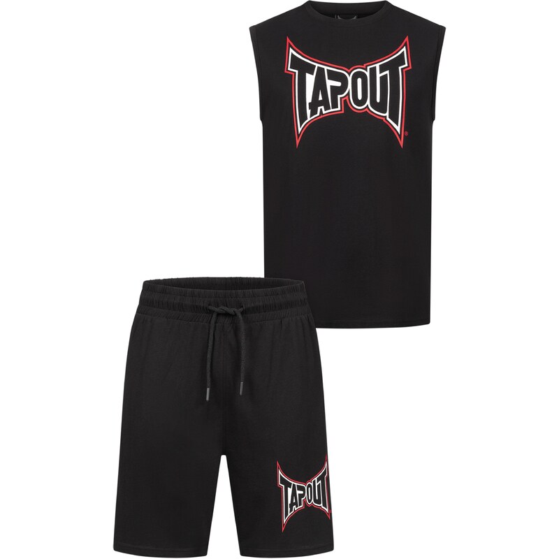 Tapout Joggingová súprava Dorrisa krvavo červená / čierna / biela 60916801
