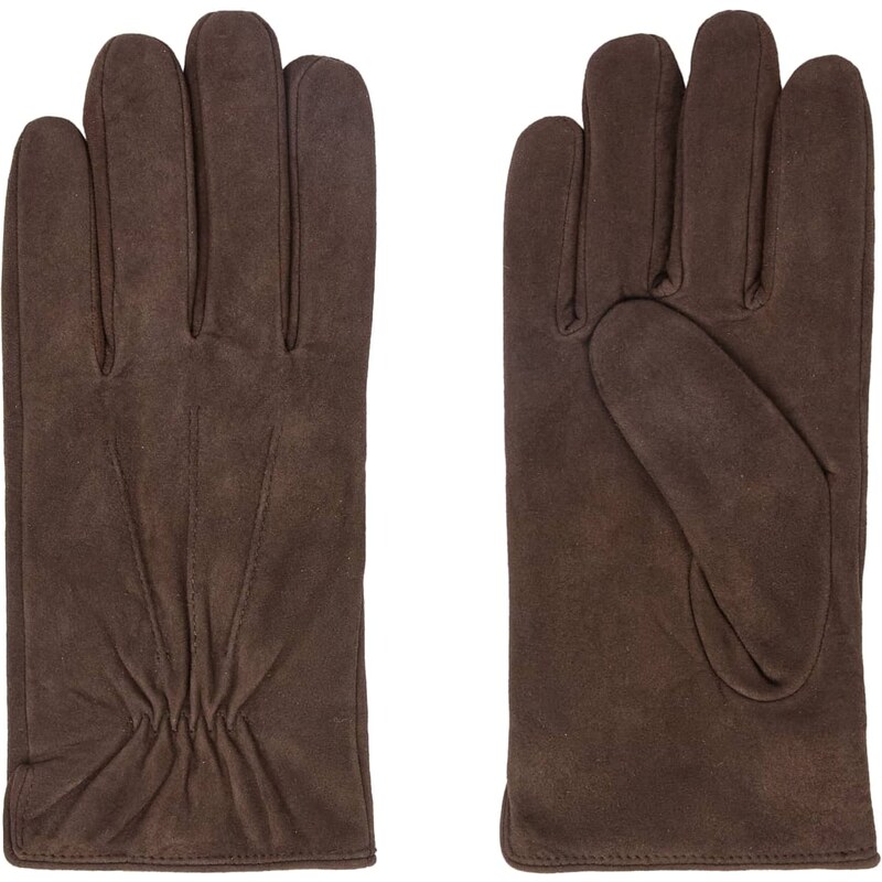 Boggi Milano Prstové rukavice tmavohnedá 60911246