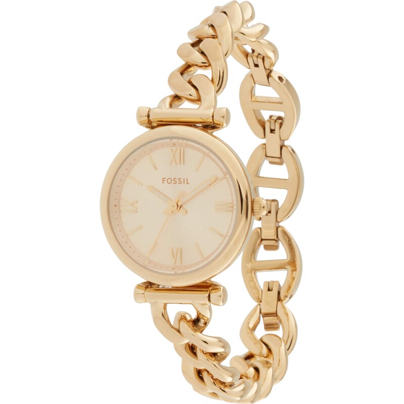 FOSSIL Analógové hodinky CARLIE zlatá / priehľadná 67751051