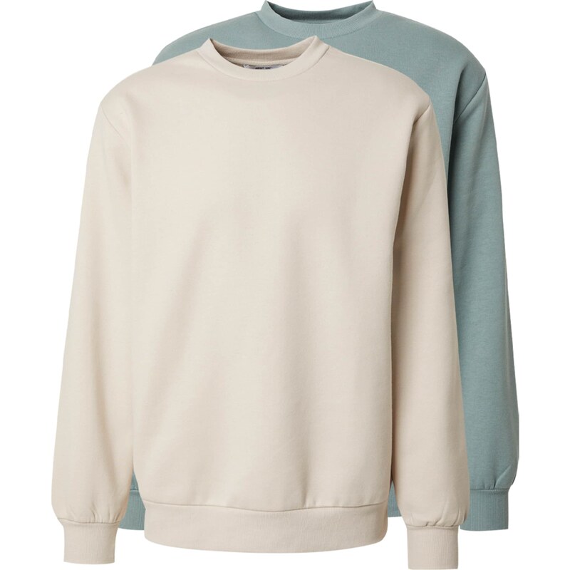 ABOUT YOU Mikina Davin béžová / zelená 61589629