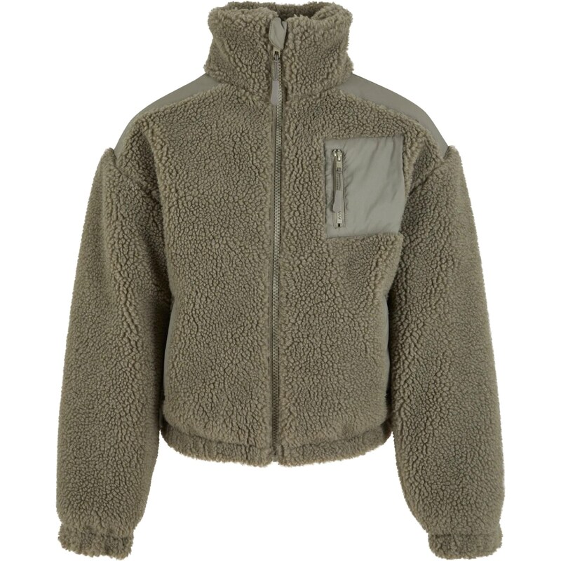 Urban Classics Flisová bunda olivová 60909001