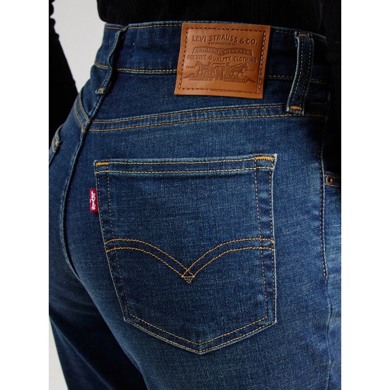 LEVI'S  Džínsy '721 High Rise Skinny' tmavomodrá