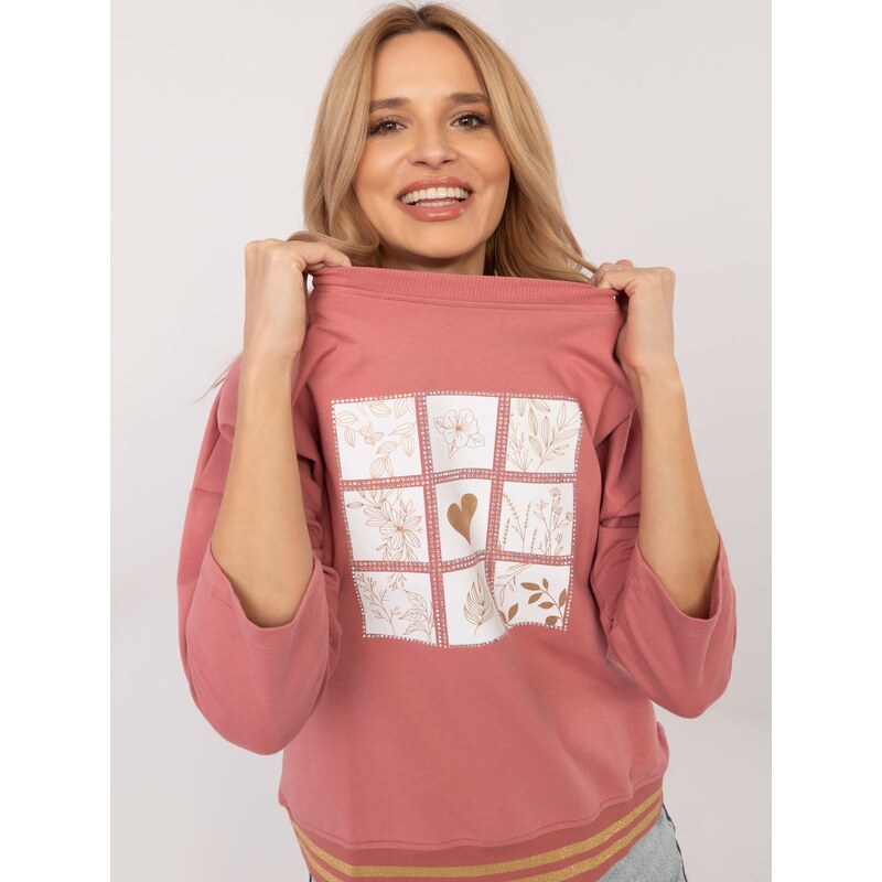 Calimera Blouse-CLM-BZ-1268.67-dark pink 64666898