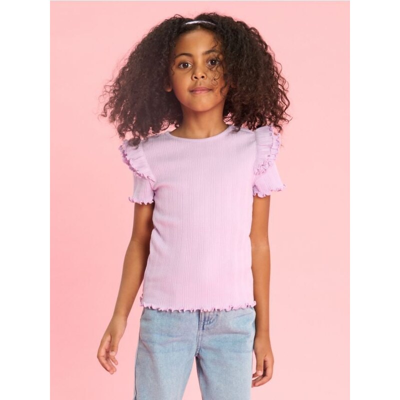 Sinsay - Tričko s krátkym rukávom - levanduľová 65745485