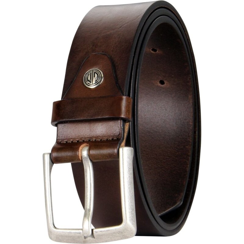 Lindenmann Pánsky kožený opasok Lindenmann 21000400 tmavo hnedý 37573655