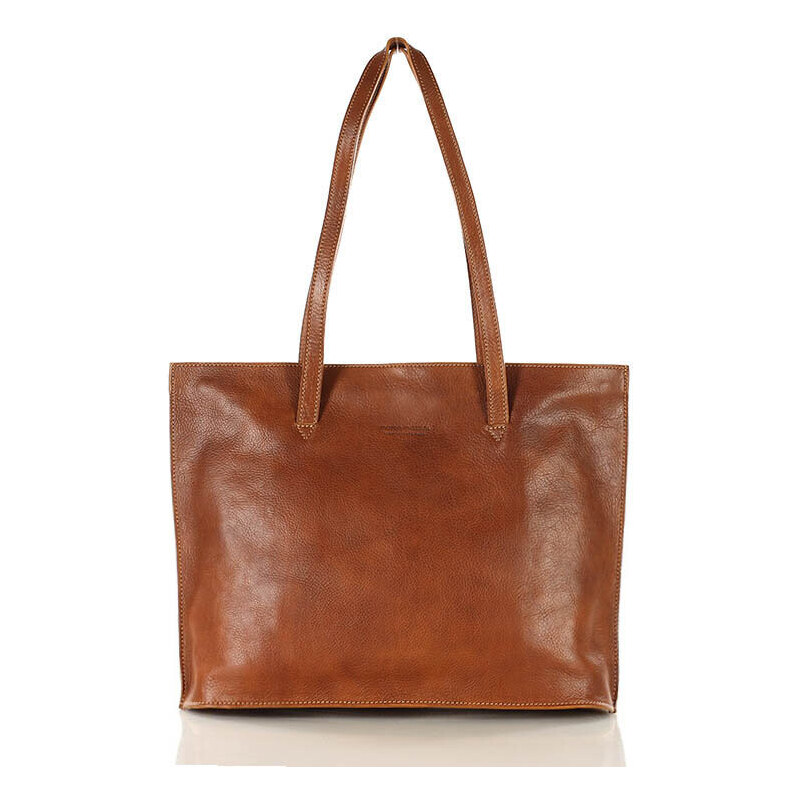 MARCO MAZZINI Kožená business taška | hnedá 420a 60808245