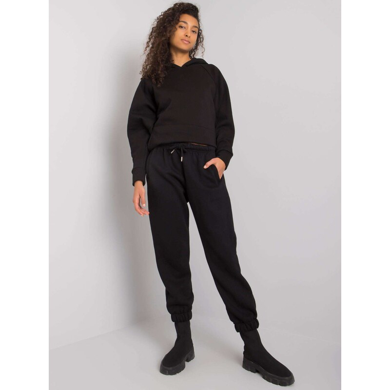 RUE PARIS Sweatpants-RV-DR-7205.74-black 64663415