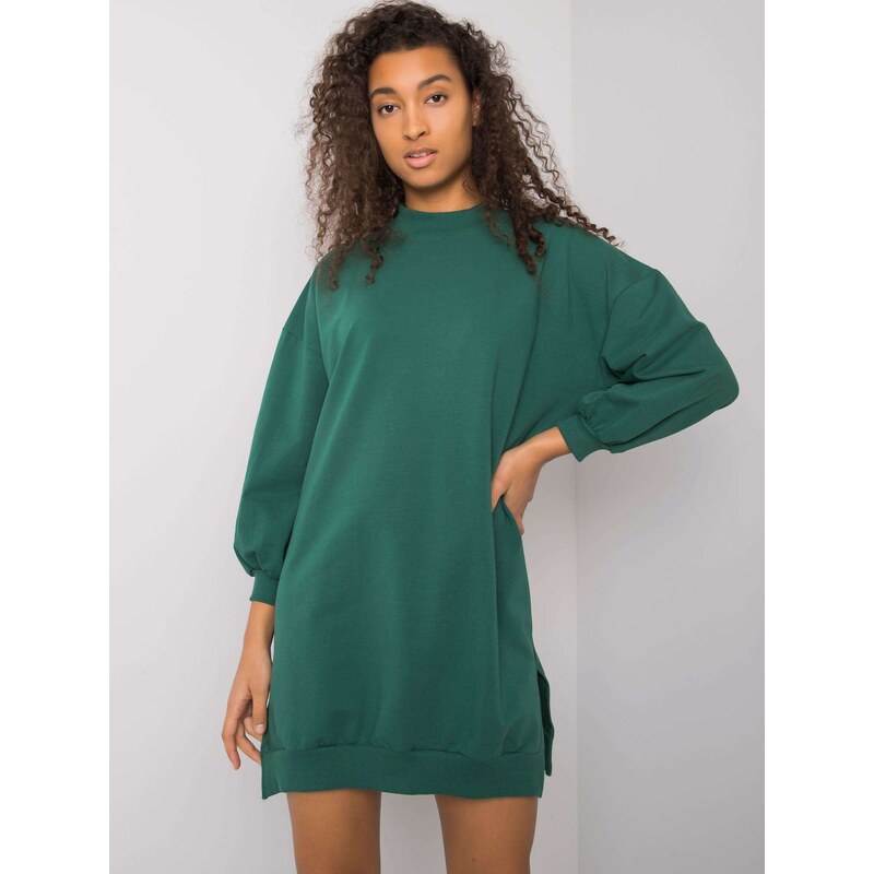 RUE PARIS Dress-RV-SK-7207.03-dark green 64664532