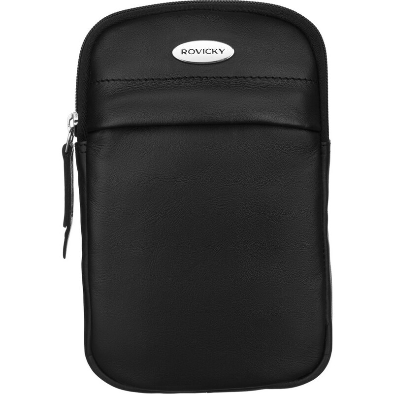 Rovicky čierna kožená malá crossbody kabelka R-403-23-NS 54419974