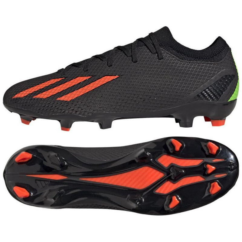 Unisex športová obuv kopačky X Speedportal.3 FG GW8453 Black with 60816687