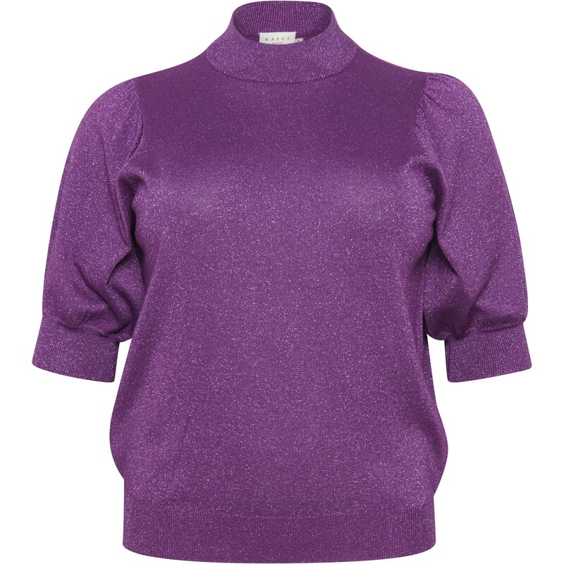 KAFFE CURVE Sveter KC Regitta neónovo fialová 60909046