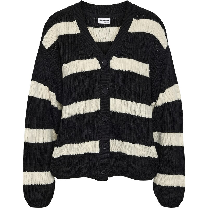 Noisy may Kardigán Maysa čierna / biela 62174962