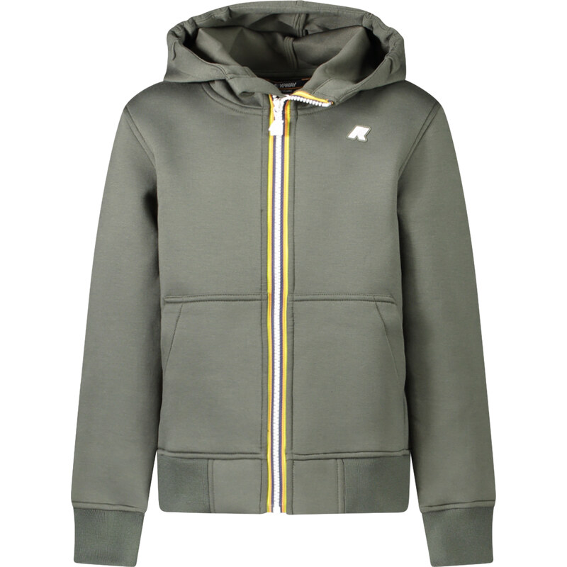 Detská športová mikina K-WAY zelená 64706208