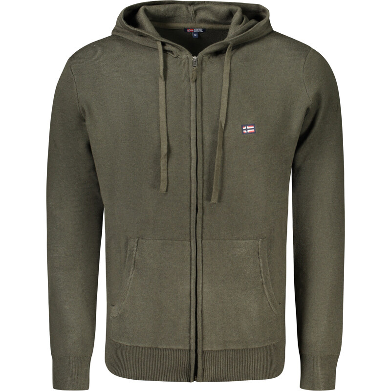 NORWAY 1963 Zelená pánska mikina s kapucňou 64711128