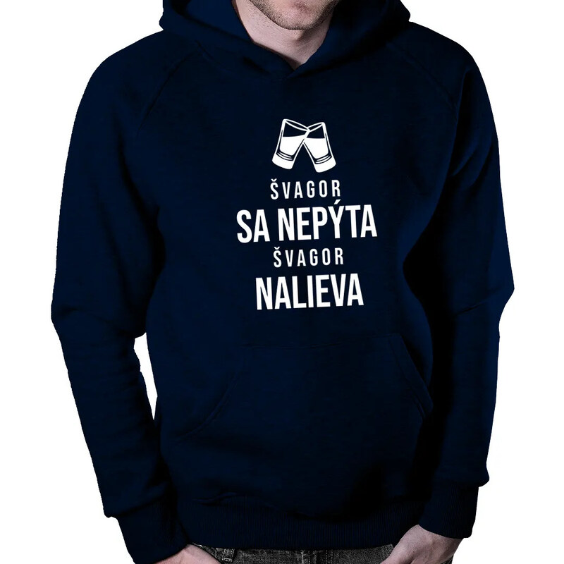 E-shop Garibald Švagor sa nepýta, švagor nalieva - pánska mikina s
