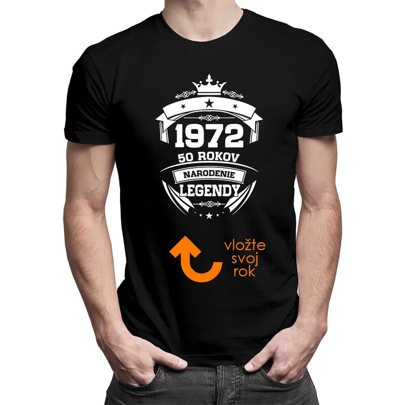 E-shop Garibald Zrodenie legendy s Vaším ročníkom – pánske tričko s