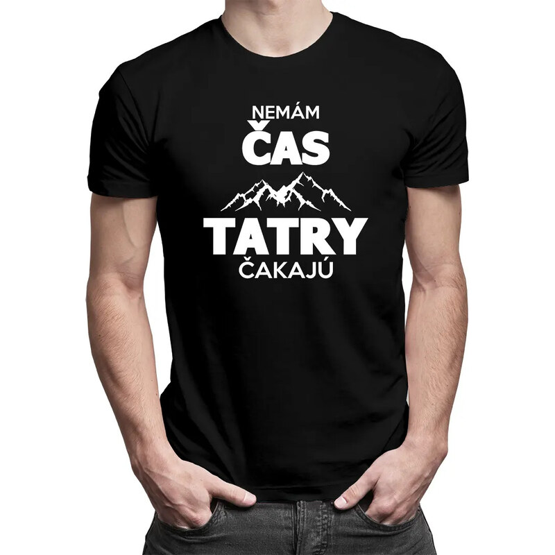 E-shop Garibald Nemám čas, Tatry čakajú - pánske tričko s potlačou