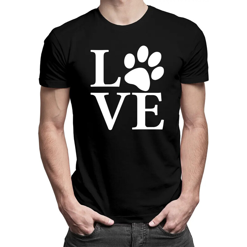 E-shop Garibald Love animals - pánske tričko s potlačou
