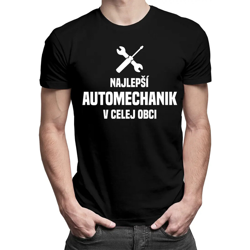 E-shop Garibald Najlepší automechanik v celej obci - pánske tričko s