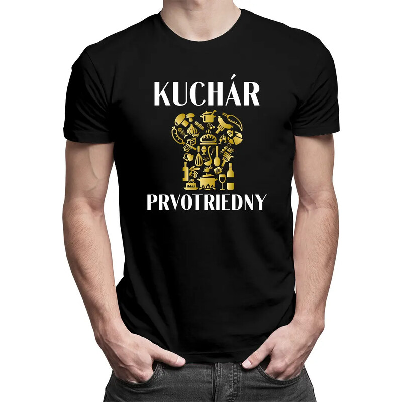 E-shop Garibald Prvotriedny kuchár - pánske tričko s potlačou