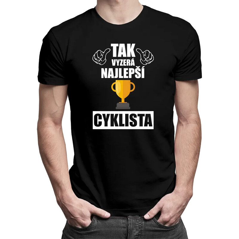 E-shop Garibald Tak vyzerá najlepší cyklista - pánske tričko s potlačou