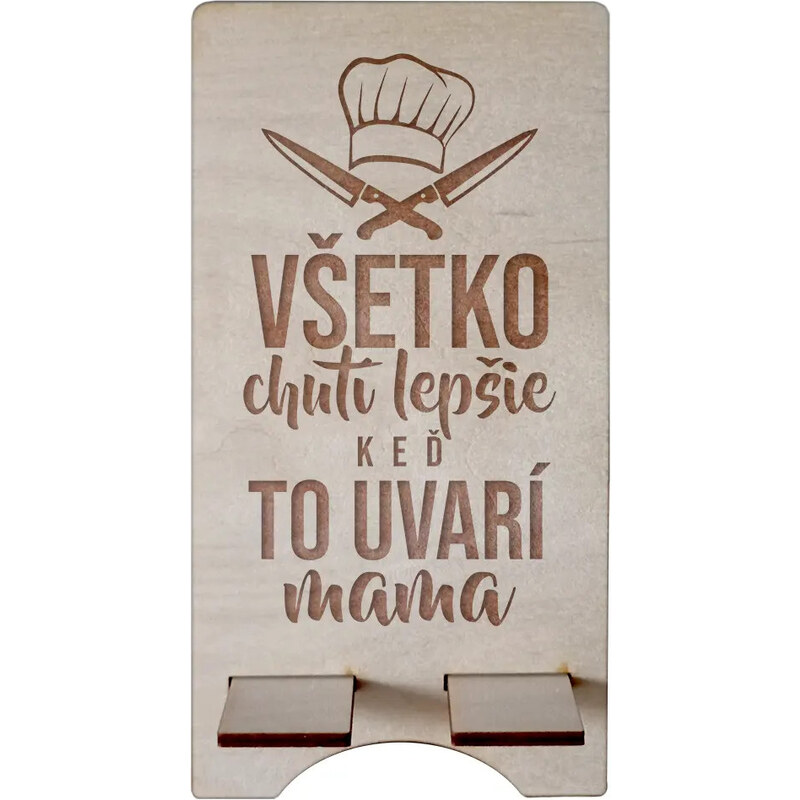 E-shop Garibald Všetko chutí lepšie, keď to uvarí mama - stojanček na