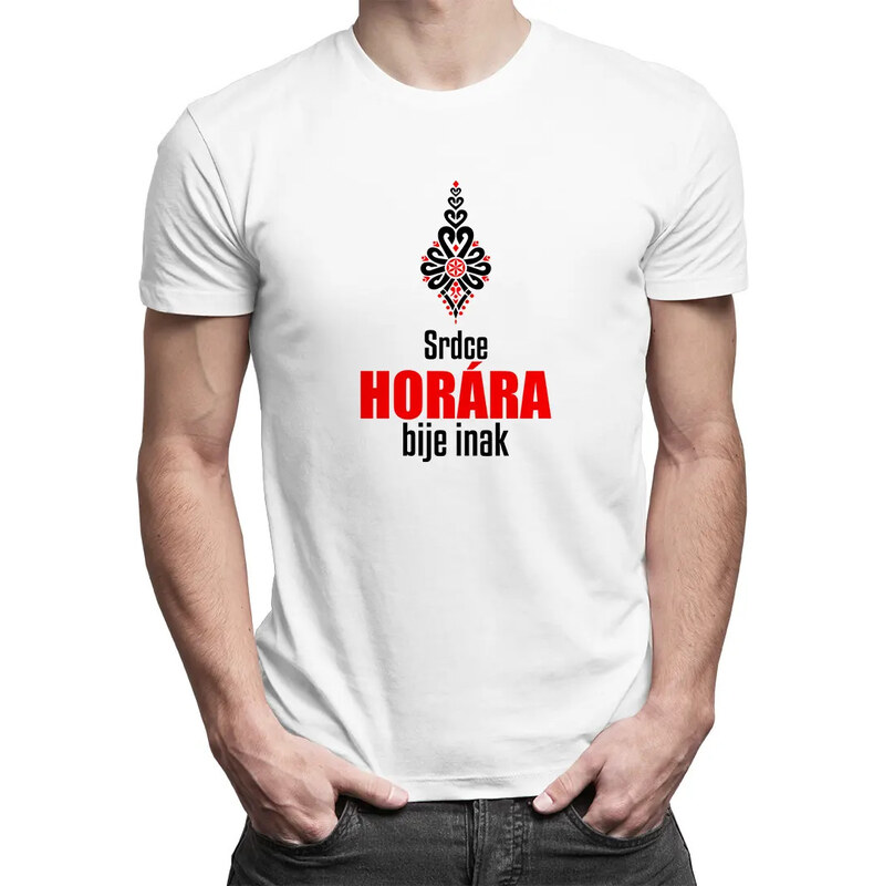 E-shop Garibald Srdce horára bije inak - pánske tričko s potlačou