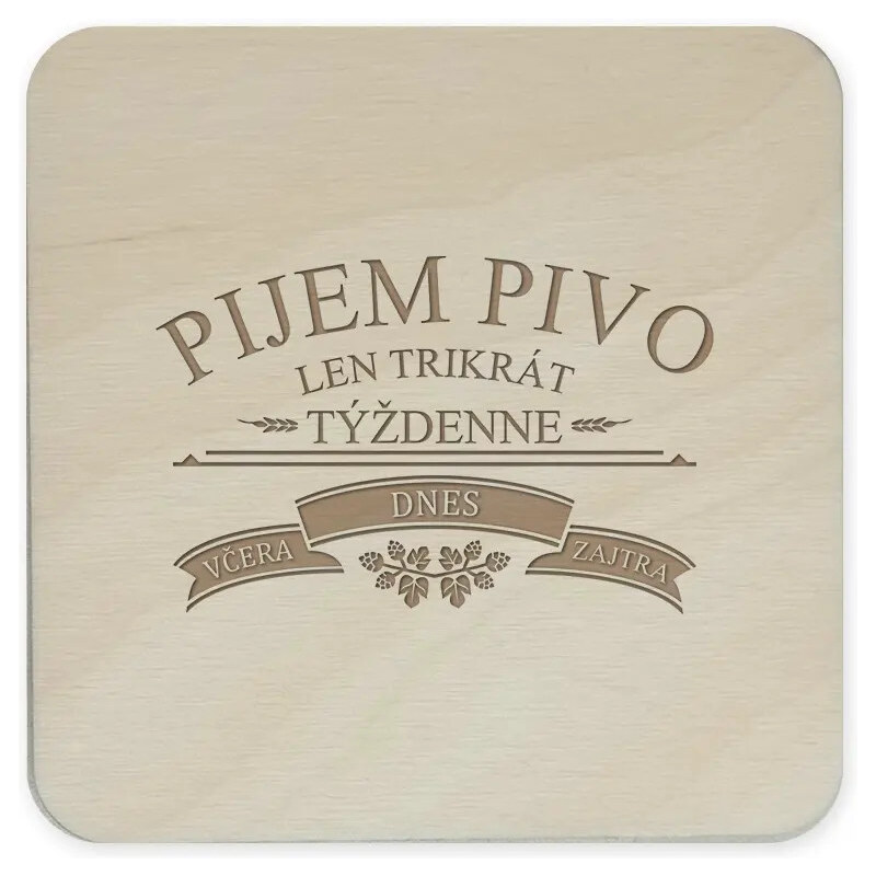 Garibald Pijem pivo len trikrát týždenne - včera, dnes a zajtra - sada 60823555