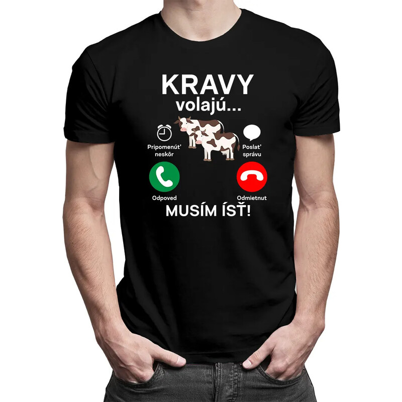 E-shop Garibald Kravy volajú, musím ísť - pánske tričko s potlačou