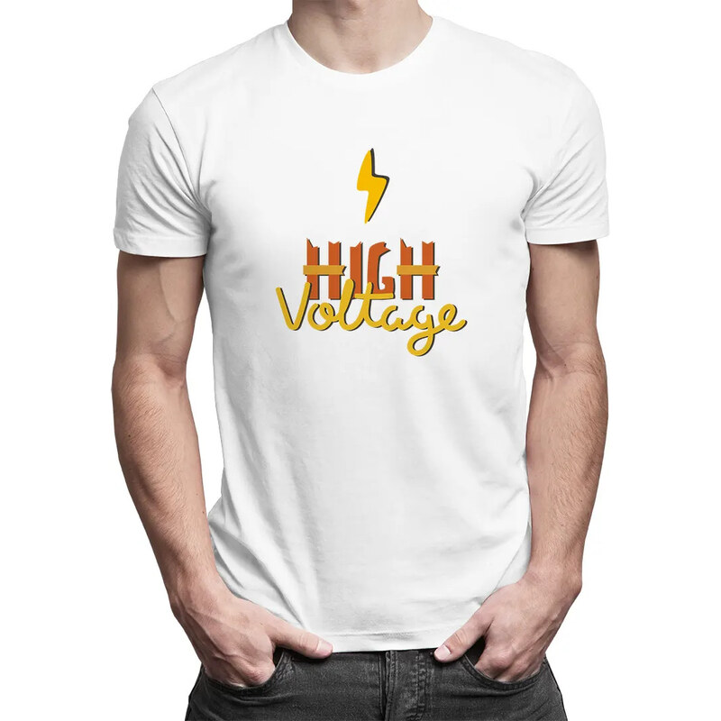 E-shop Garibald High voltage - pánske tričko s potlačou